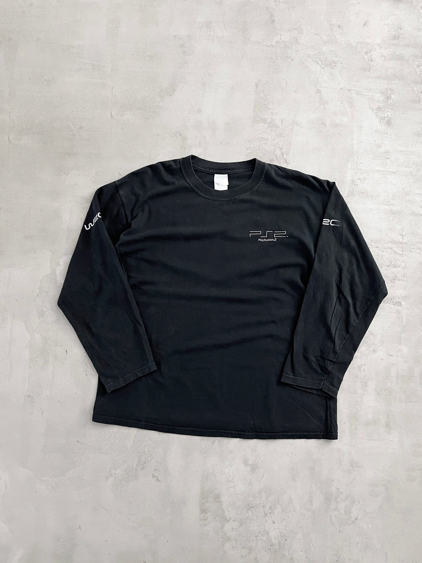 BLACK PLAYSTATION 2 LONGSLEEVE - 2000S - M