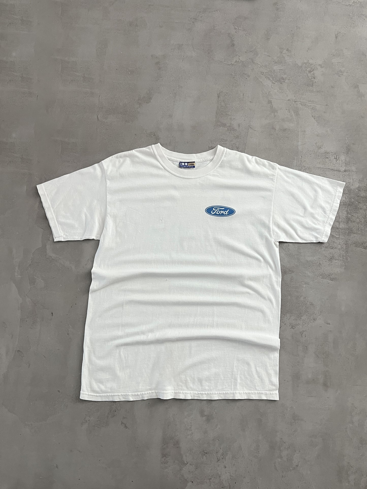 WHITE FORD CONTINENTAL TEE - 2000S - XL