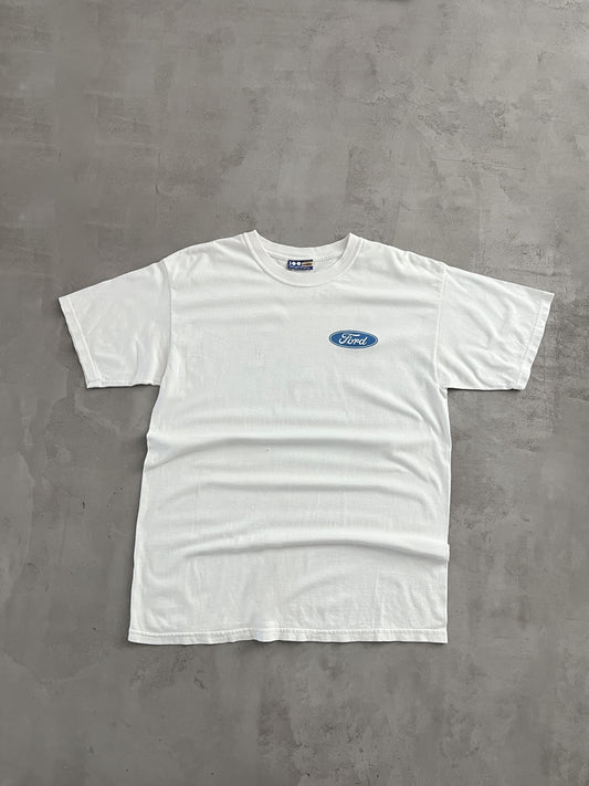WHITE FORD CONTINENTAL TEE - 2000S - XL