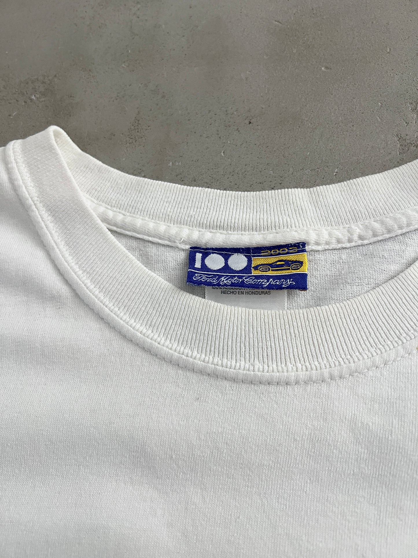 WHITE FORD CONTINENTAL TEE - 2000S - XL