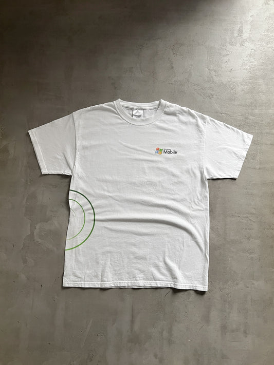WHITE MICROSOFT WINDOWS PROMO TEE - 1990S - XL