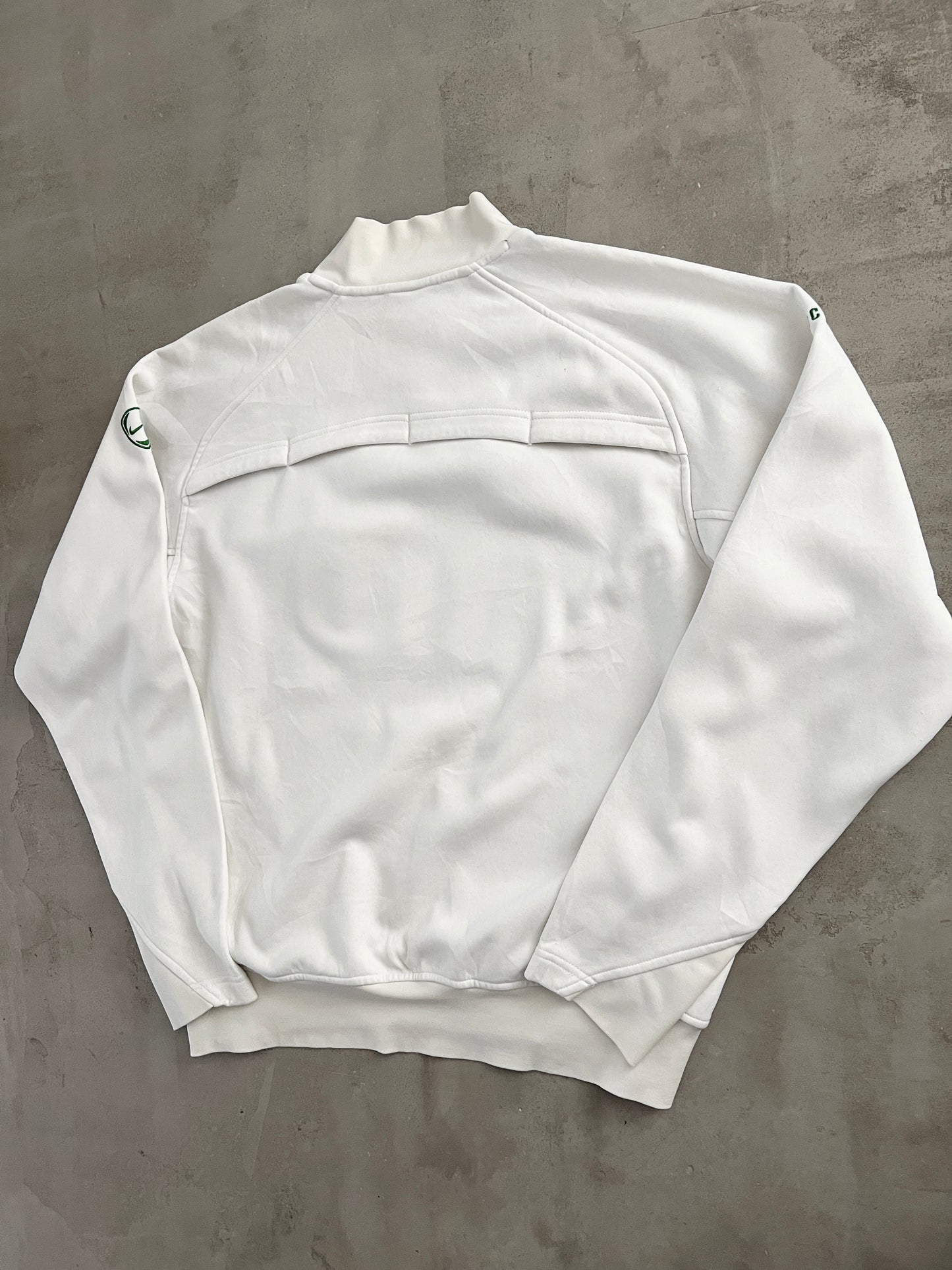 WHITE CELTIC GLASGOW NIKE SWEATER - 2000S - L