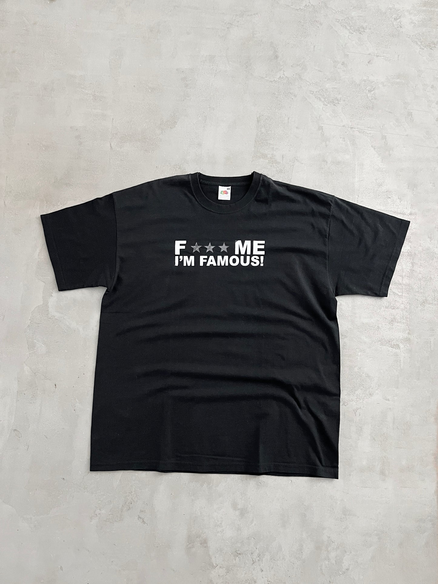 BLACK FU*K ME TEE - 2000S - XL