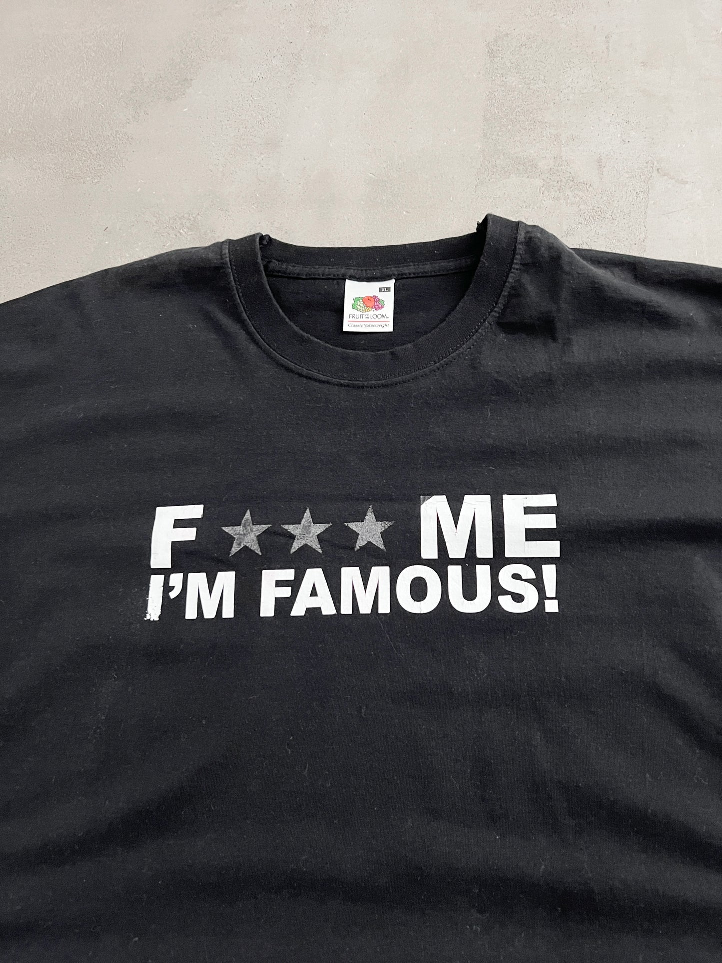 BLACK FU*K ME TEE - 2000S - XL