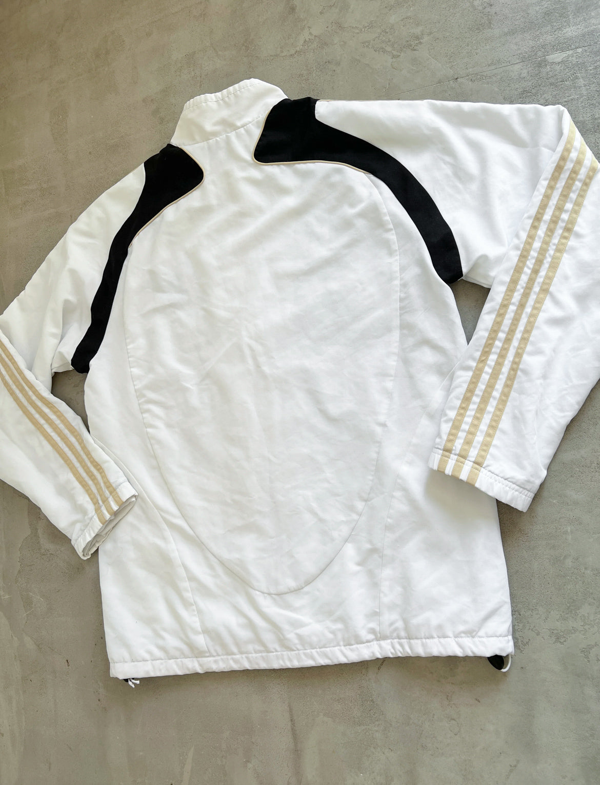 WHITE GERMANY ADIDAS TRACK JACKET - 2000S - XL