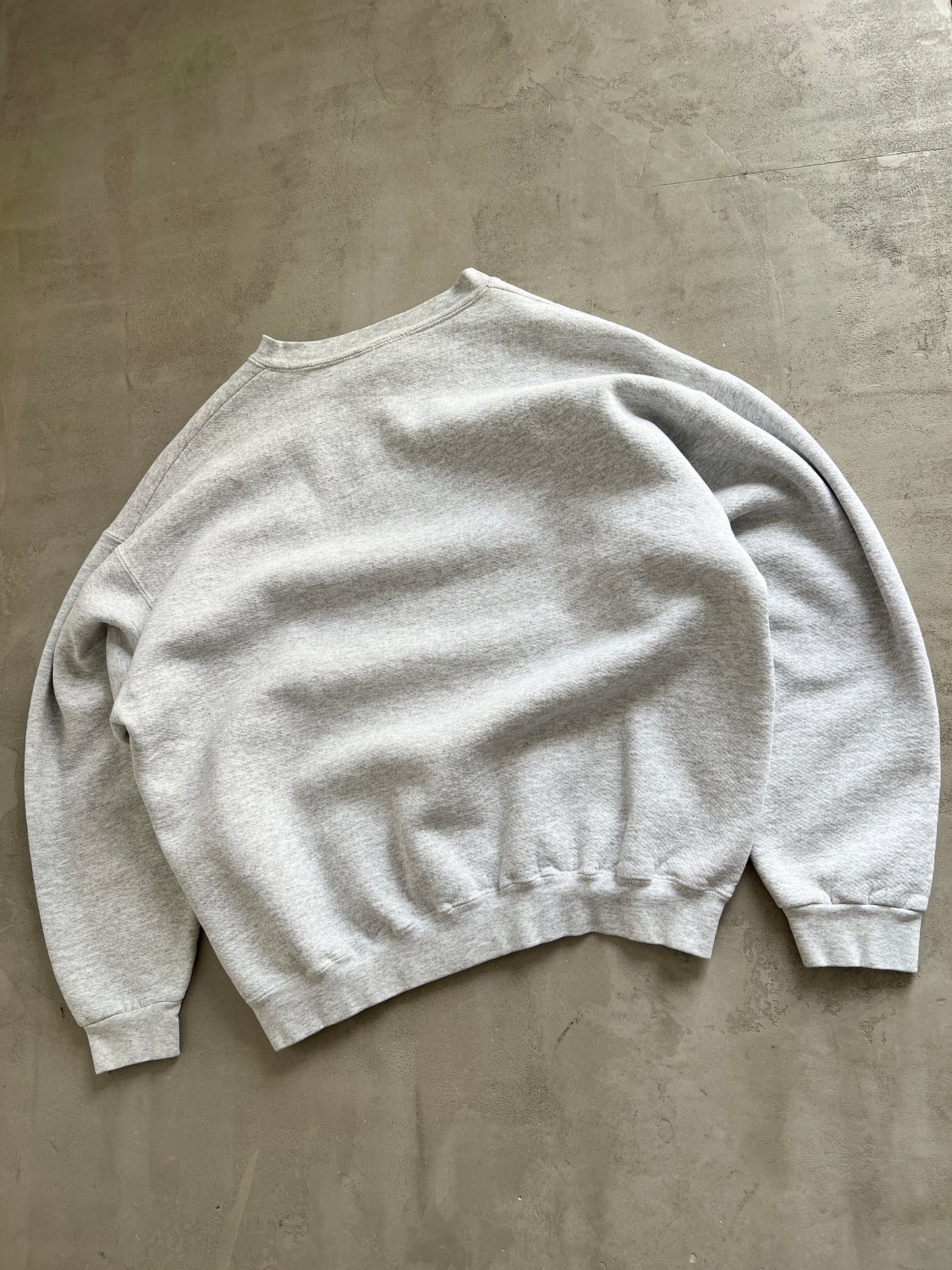 GREY MICROSOFT PROMO SWEATER - 1990S - M