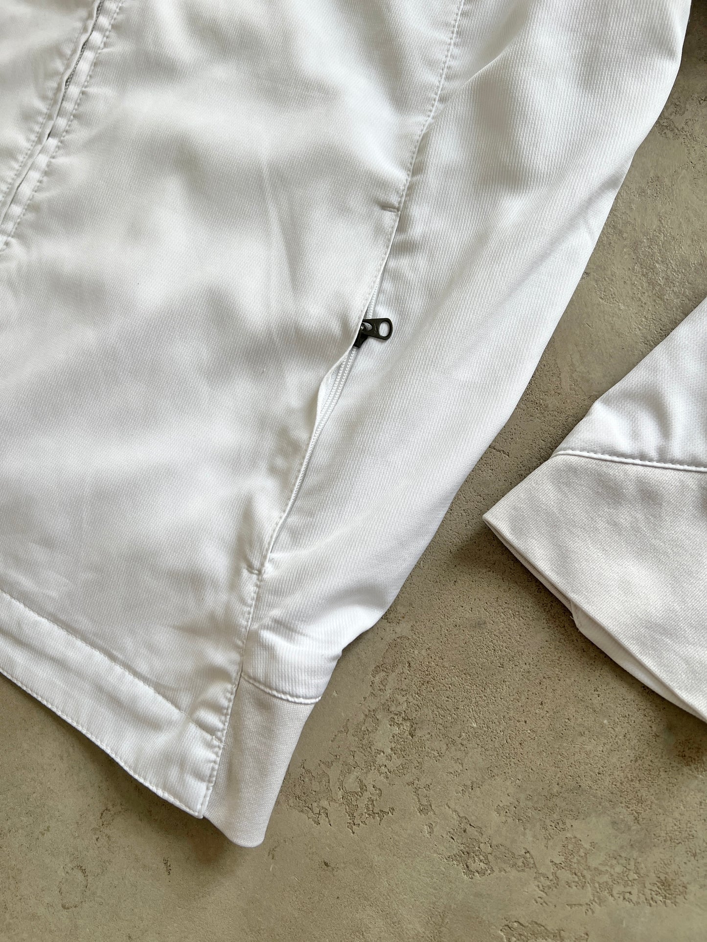 WHITE/RED PSG NIKE TRACK JACKET - 2000S - L