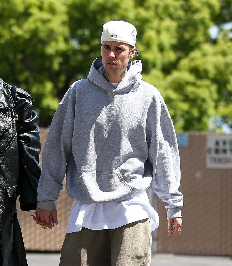GREY RUSSELL HOODIE - 1990S - XL/XXL