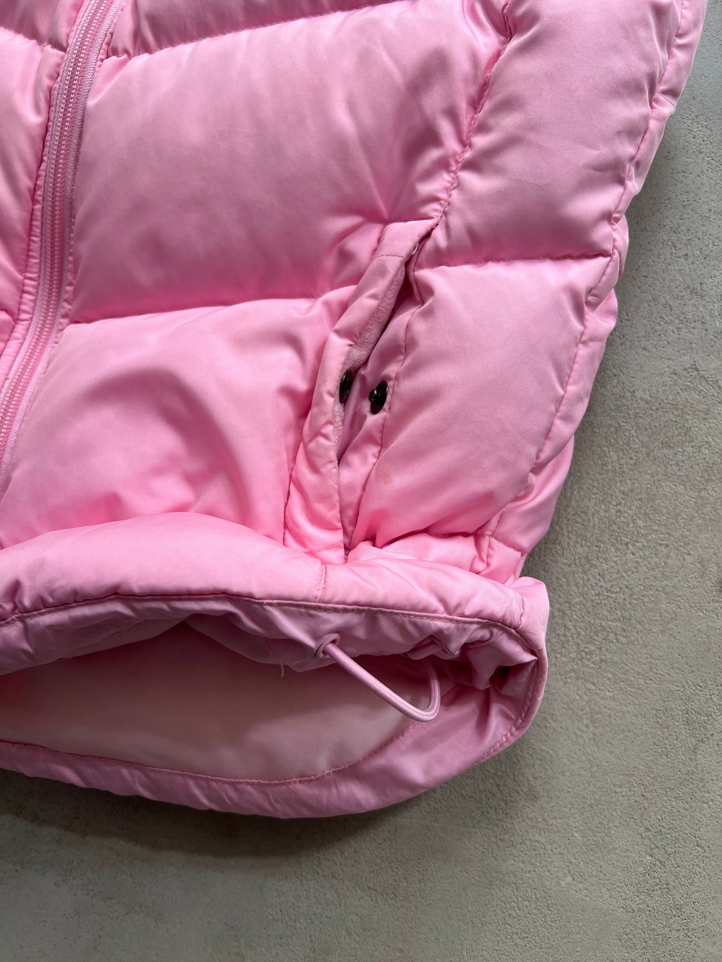 PINK NIKE PUFFER VEST - 2000S - WOMENS XL