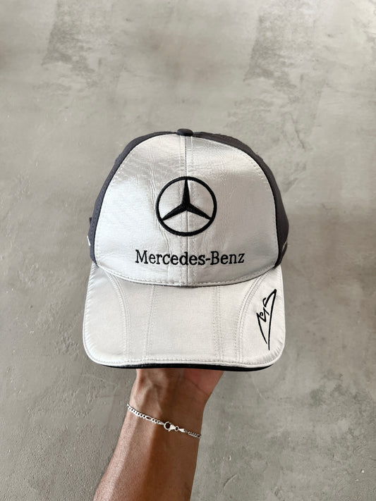 SILVER MERCEDES BENZ RACING CAP - 2000S