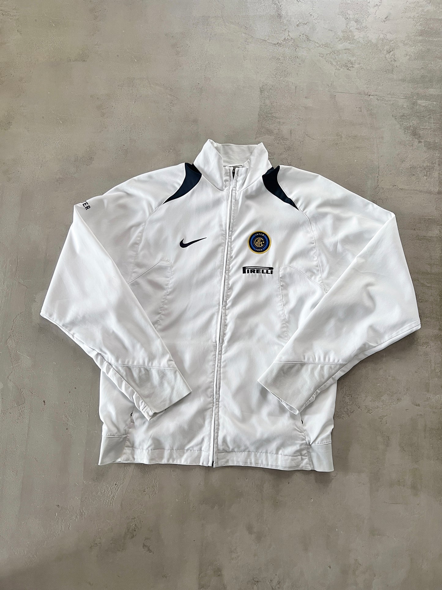 WHITE INTER MILAN NIKE JACKET - 2000S - S/M