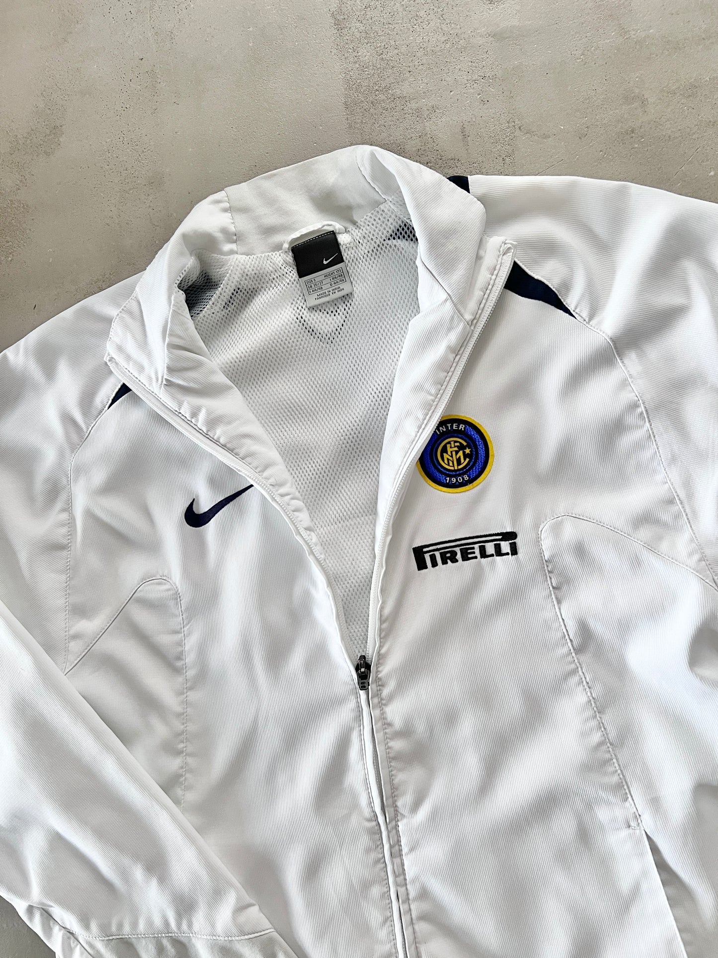 WHITE INTER MILAN NIKE JACKET - 2000S - S/M