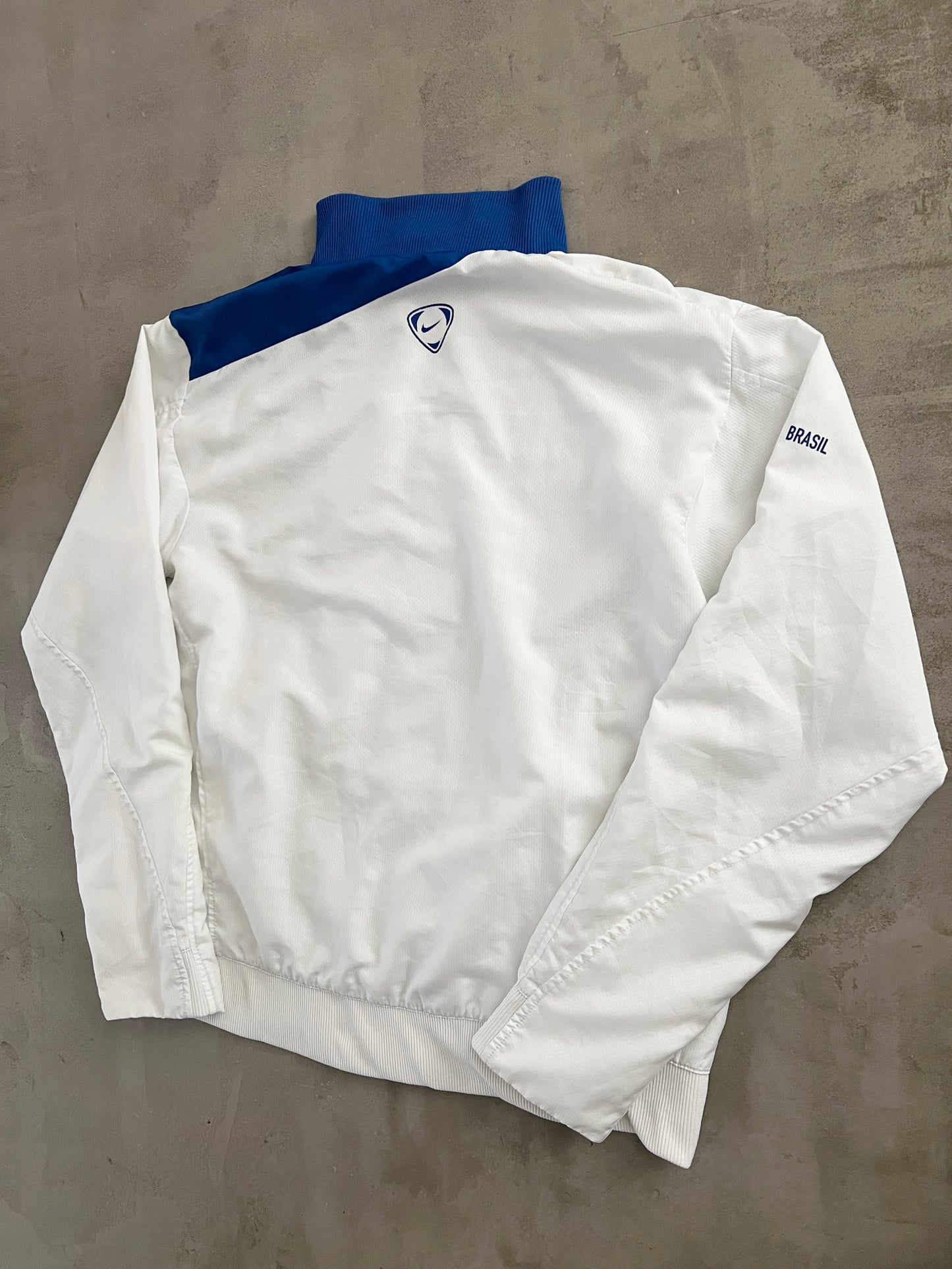 WHITE BRAZIL NIKE JACKET - 2000S - L