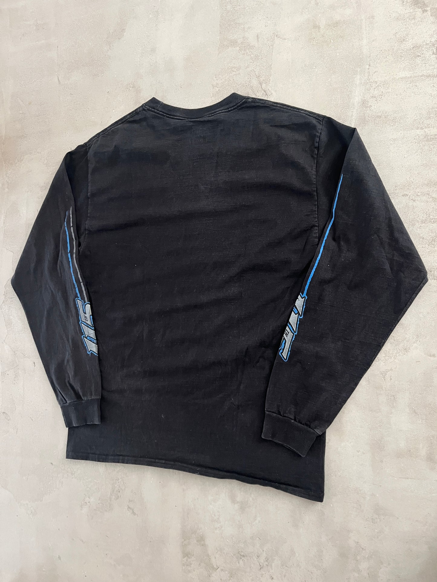 BLACK HARLEY DAVIDSON LONGSLEEVE - 1990S - L/M