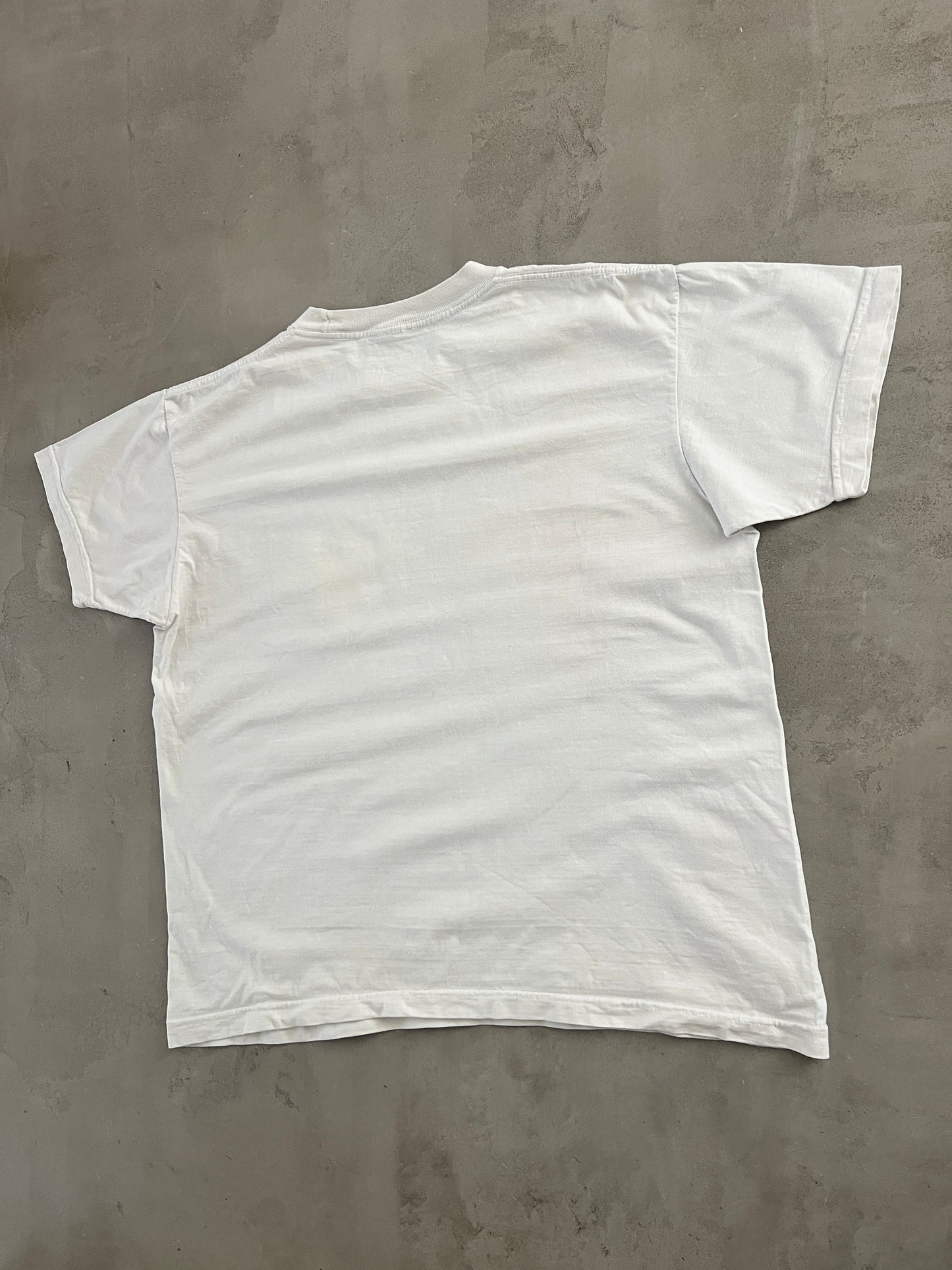 WHITE WIMBLEDON TEE - 1990S - S