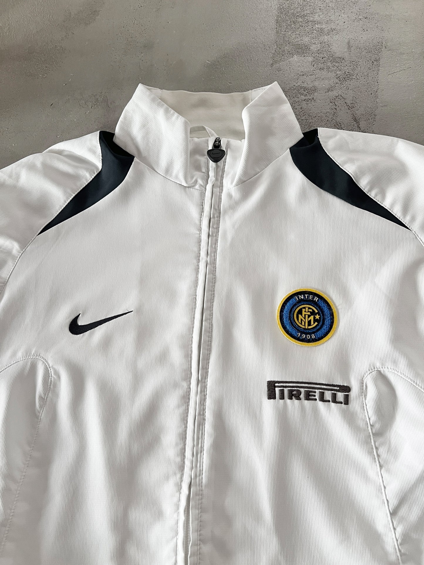 WHITE INTER MILAN NIKE TRACK JACKET - 2000S - M/L