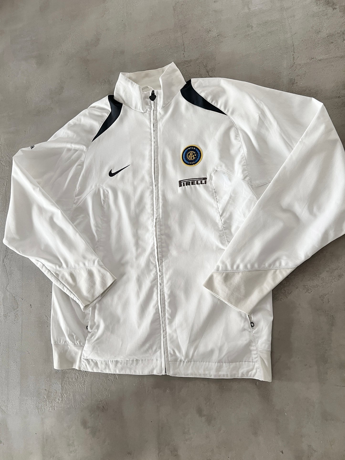 WHITE INTER MILAN NIKE TRACK JACKET - 2000S - M/L