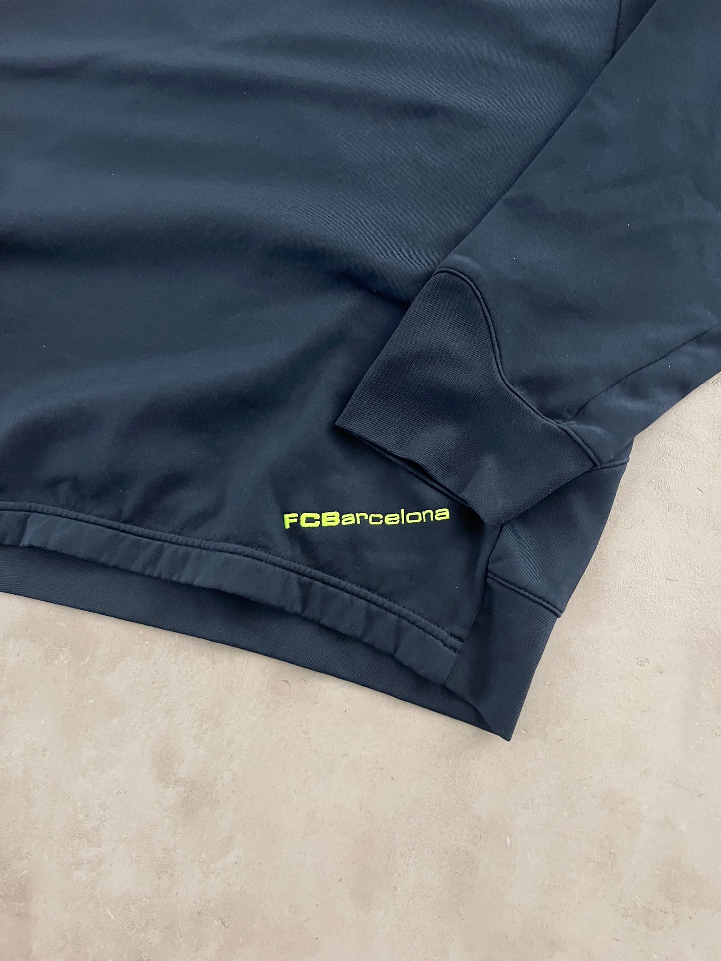 NAVY FC BARCELONA NIKE SWEATER - 2000S - L/M
