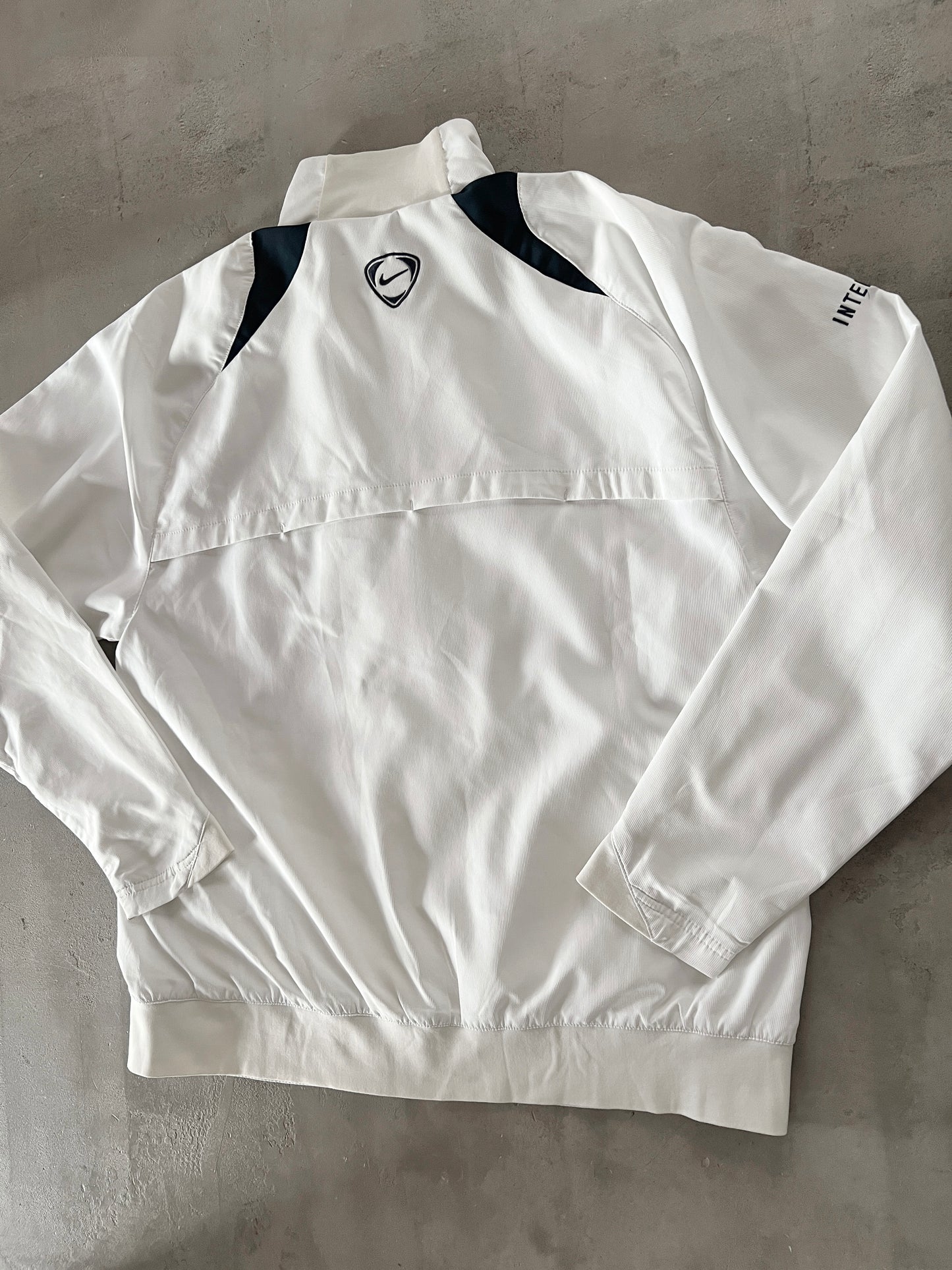 WHITE INTER MILAN NIKE TRACK JACKET - 2000S - M/L