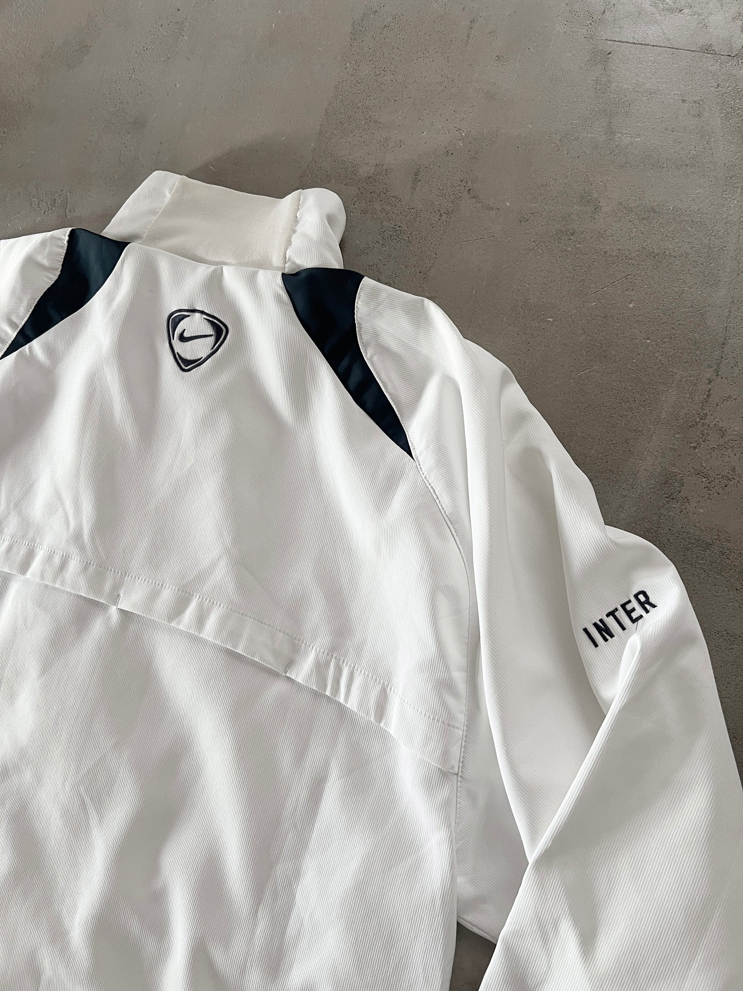 WHITE INTER MILAN NIKE TRACK JACKET - 2000S - M/L