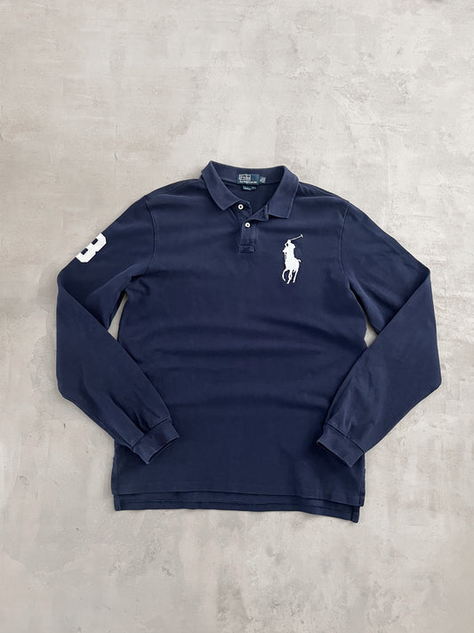 NAVY RALPH LAUREN LONGLSEEVE - 2000S - XL/L