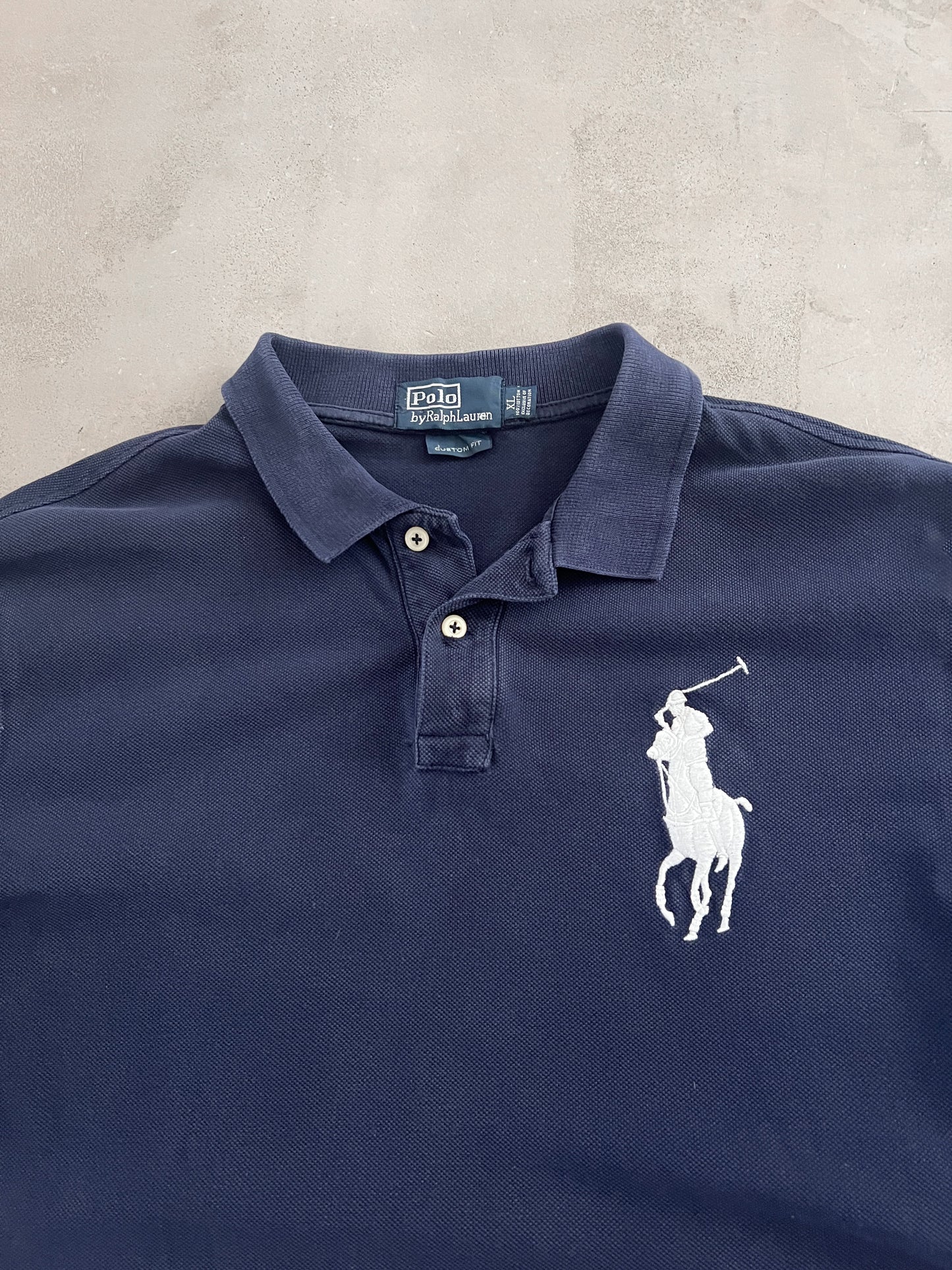 NAVY RALPH LAUREN LONGLSEEVE - 2000S - XL/L