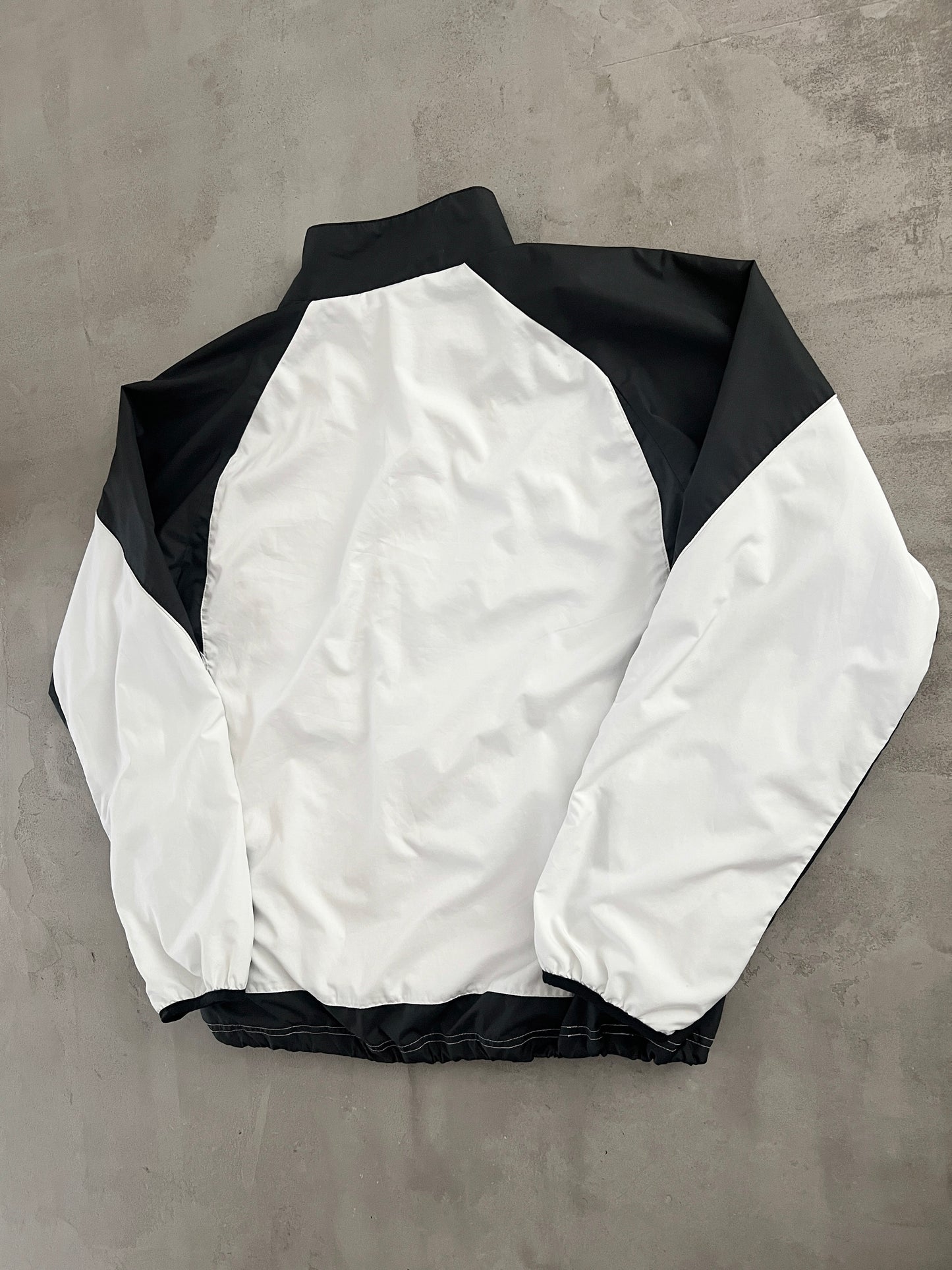 WHITE NIKE TRACK JACKET - 2000S - M