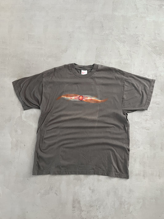 FADED GREY NIKE TEE - 1990S - XL