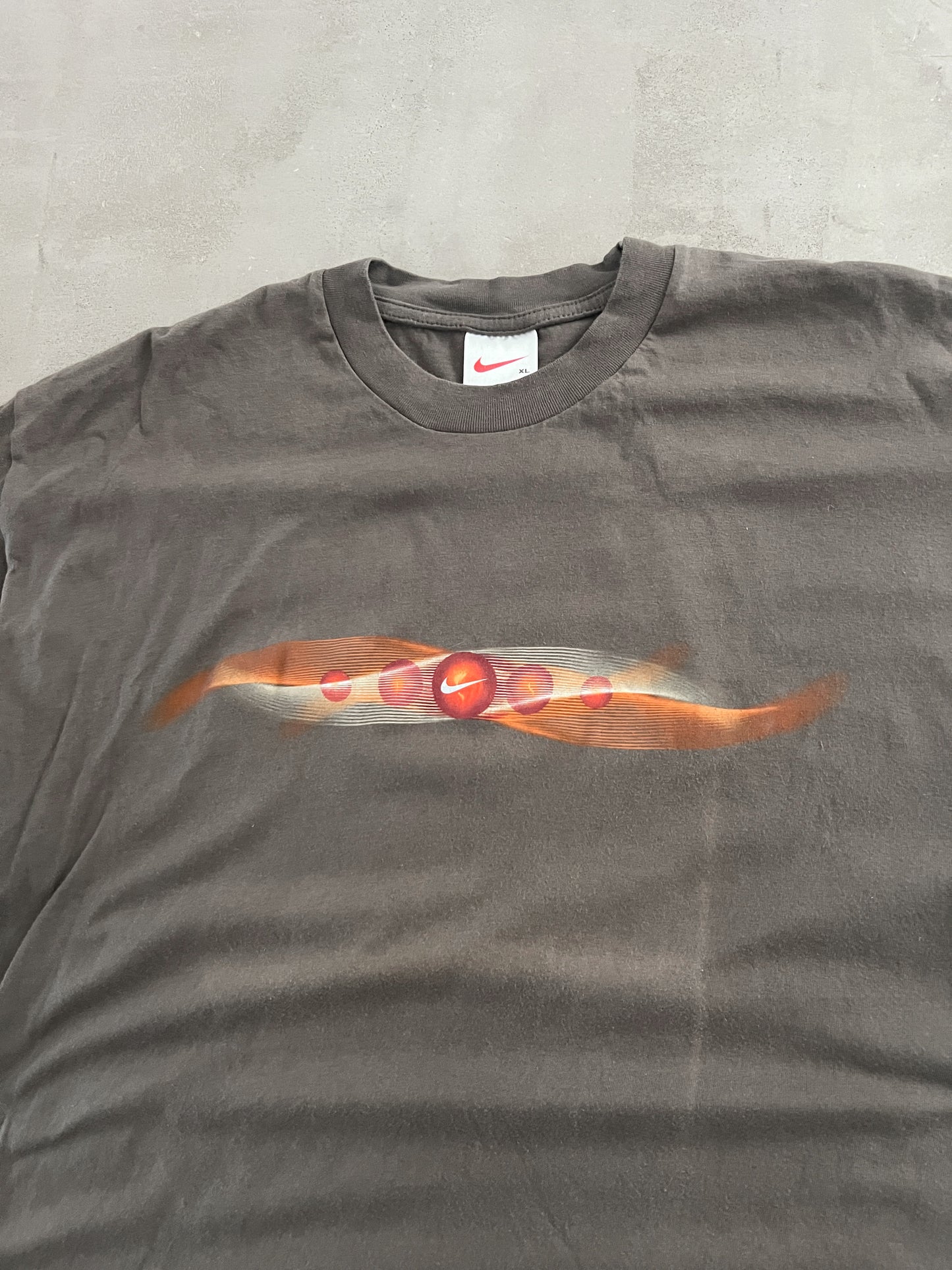 FADED GREY NIKE TEE - 1990S - XL