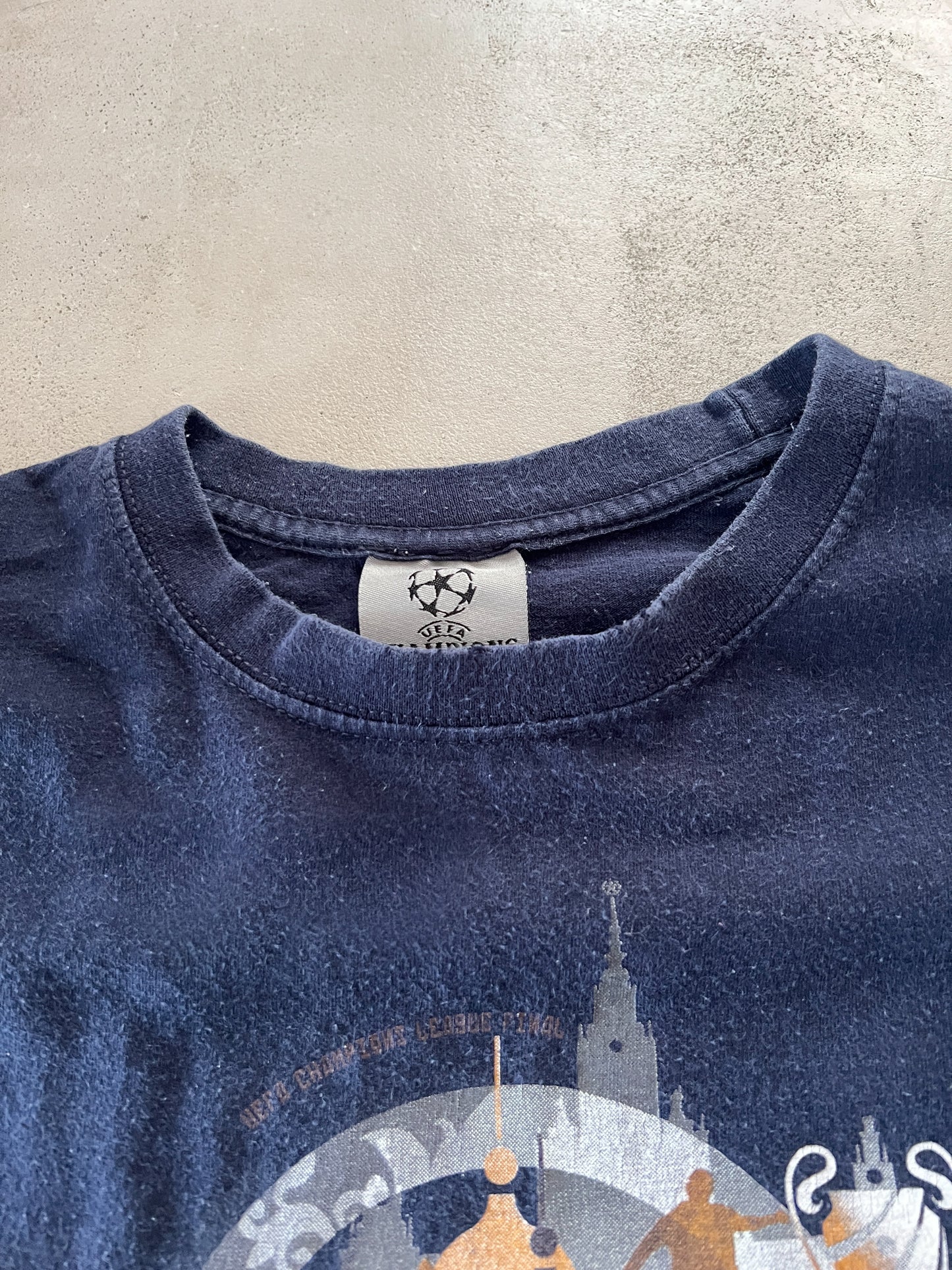 NAVY CHELSEA CHAMPIONS LEAGUE TEE - 2000S - L/M