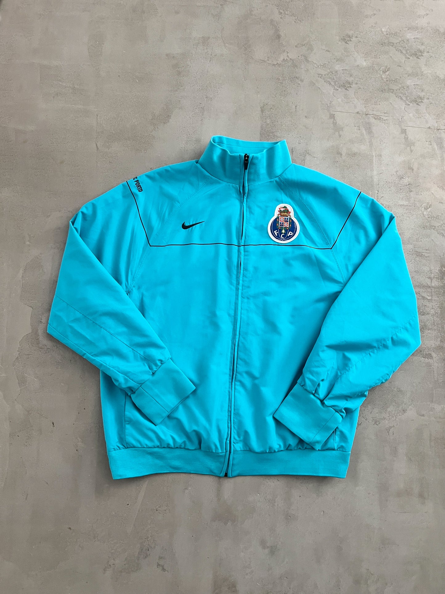 BABY BLUE FC PORTO NIKE JACKET - 2000S - L