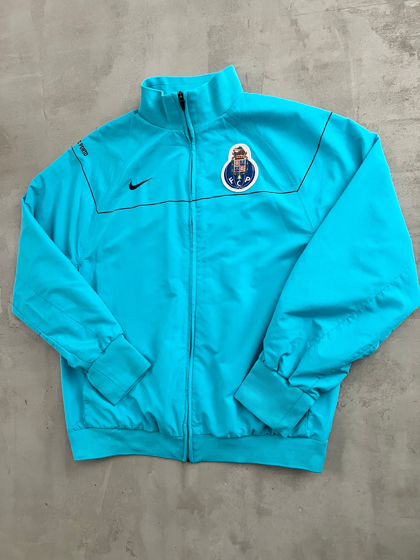 BABY BLUE FC PORTO NIKE JACKET - 2000S - L