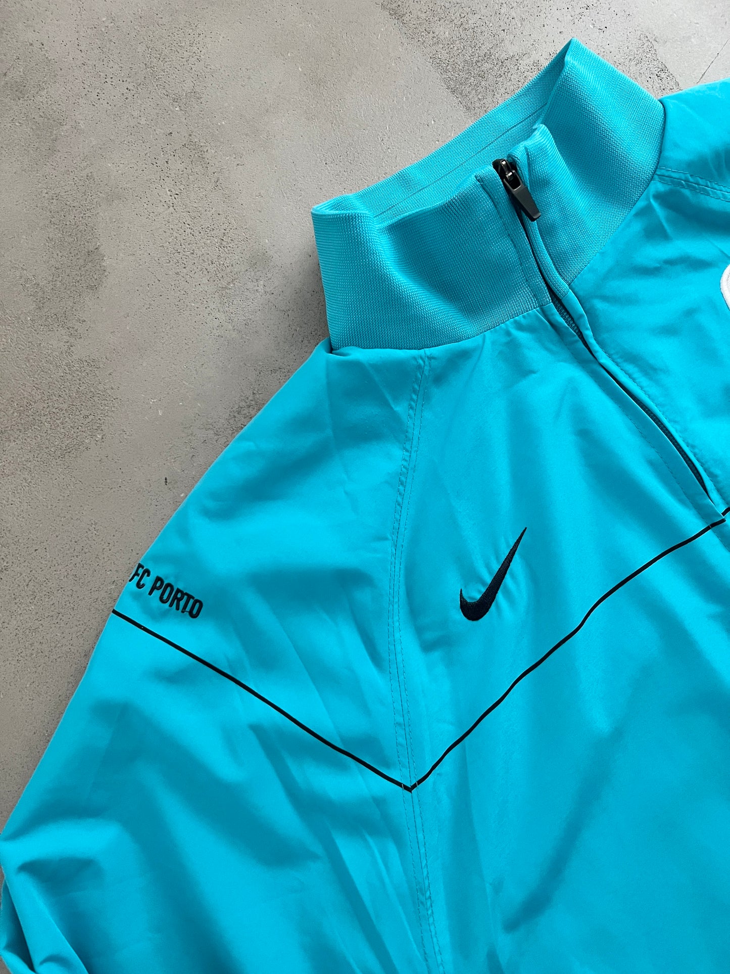 BABY BLUE FC PORTO NIKE JACKET - 2000S - L
