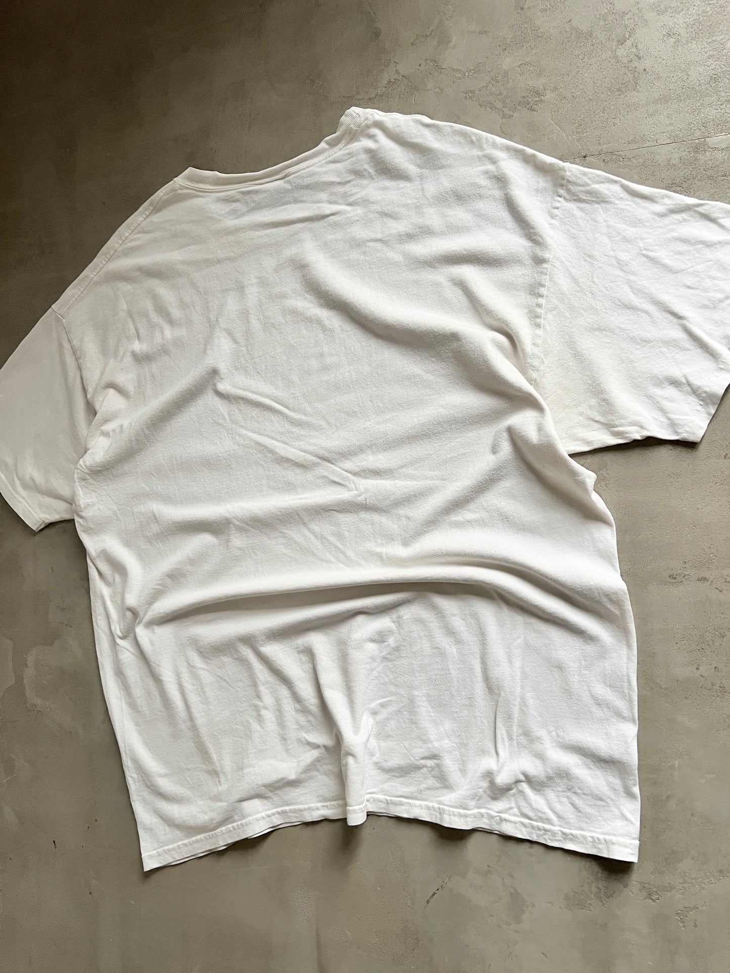 WHITE CAPTAIN AMERICA MARVEL TEE - 2002 - XL