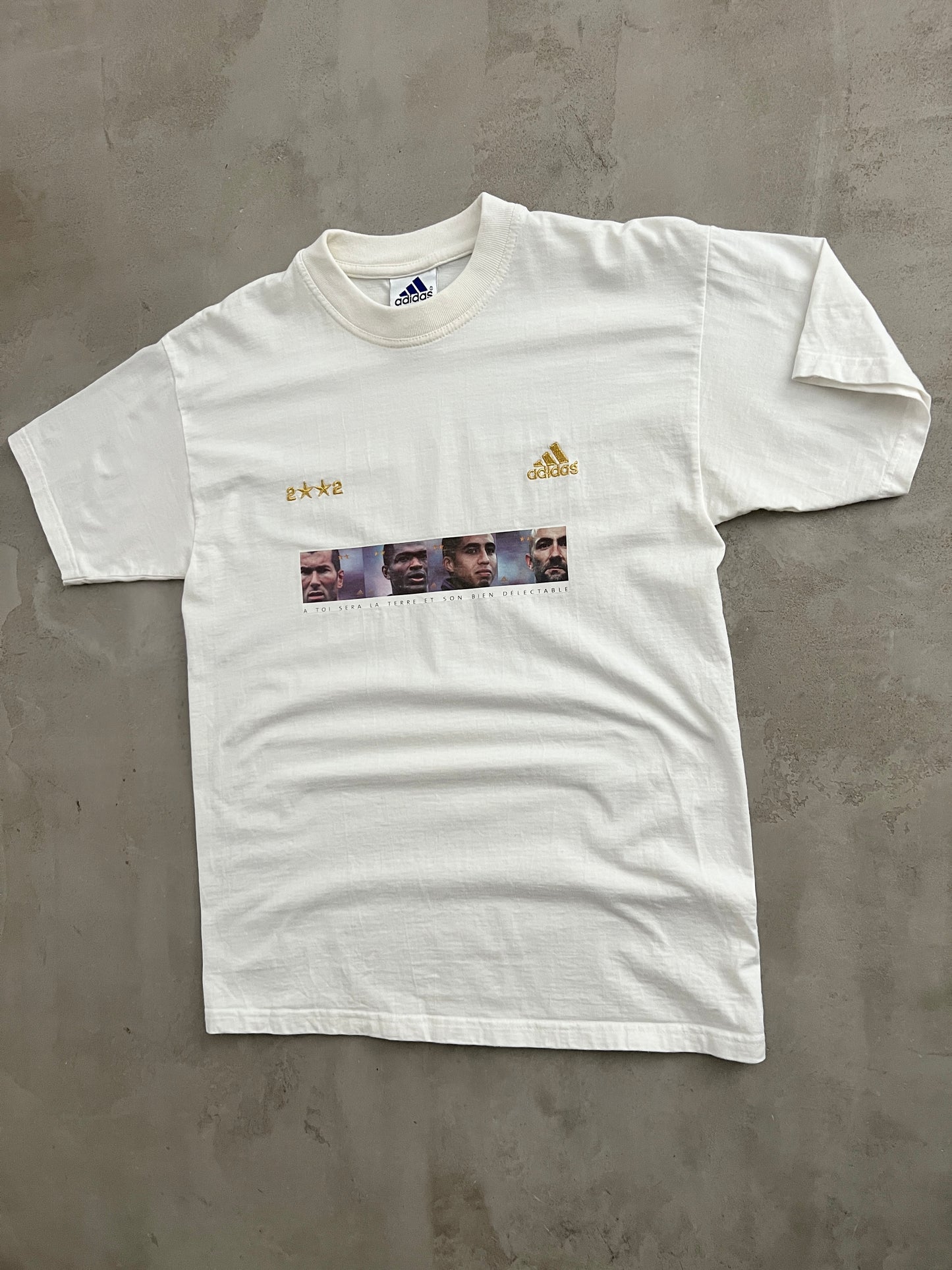 WHITE FRANCE FOOTBALL TEE - 2000S - M/S