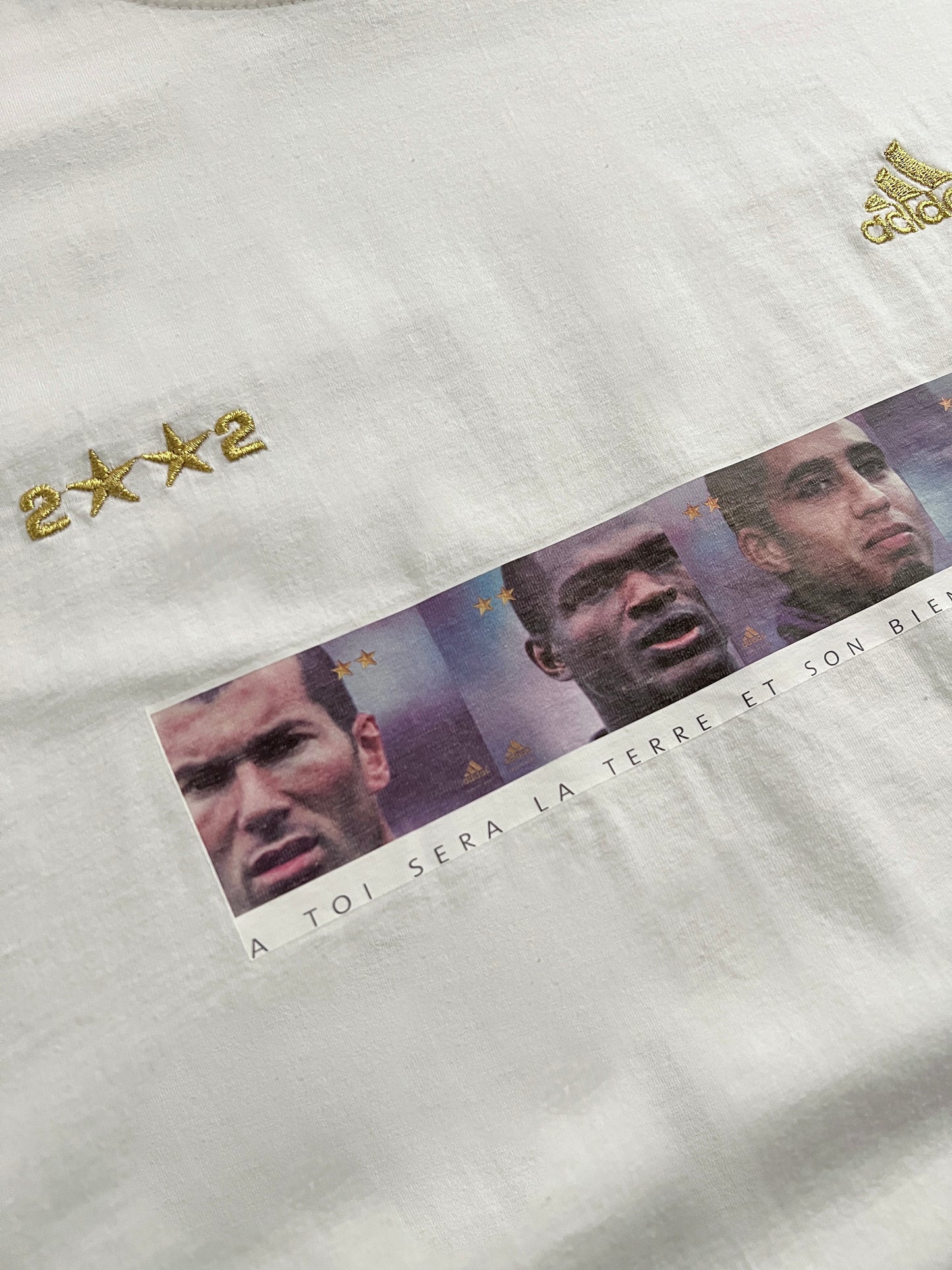 WHITE FRANCE FOOTBALL TEE - 2000S - M/S