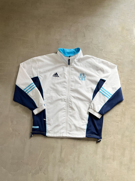 WHITE/BABY BLUE MARSEILLE TRACK JACKET - 2000S - XL