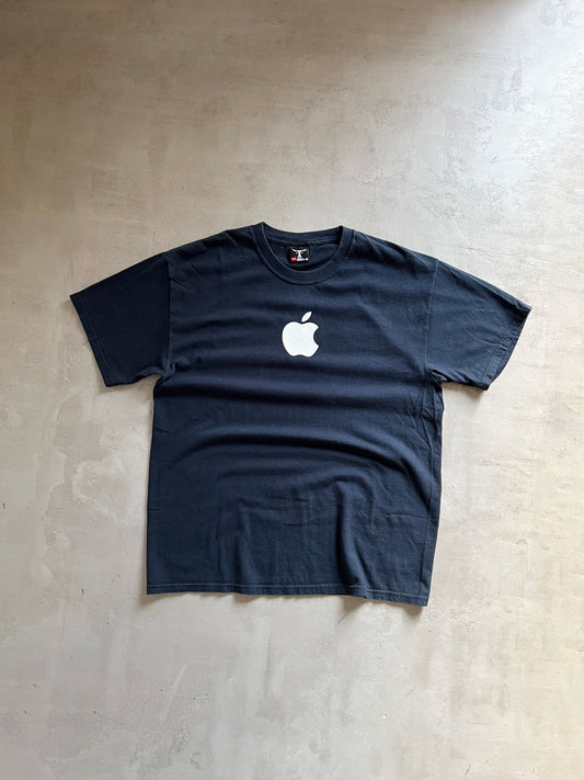 FADED BLACK APPLE TEE - 2000S - XL