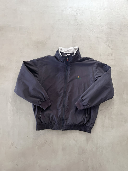 FADED NAVY ROLEX YACHT JACKET - 2000S - L