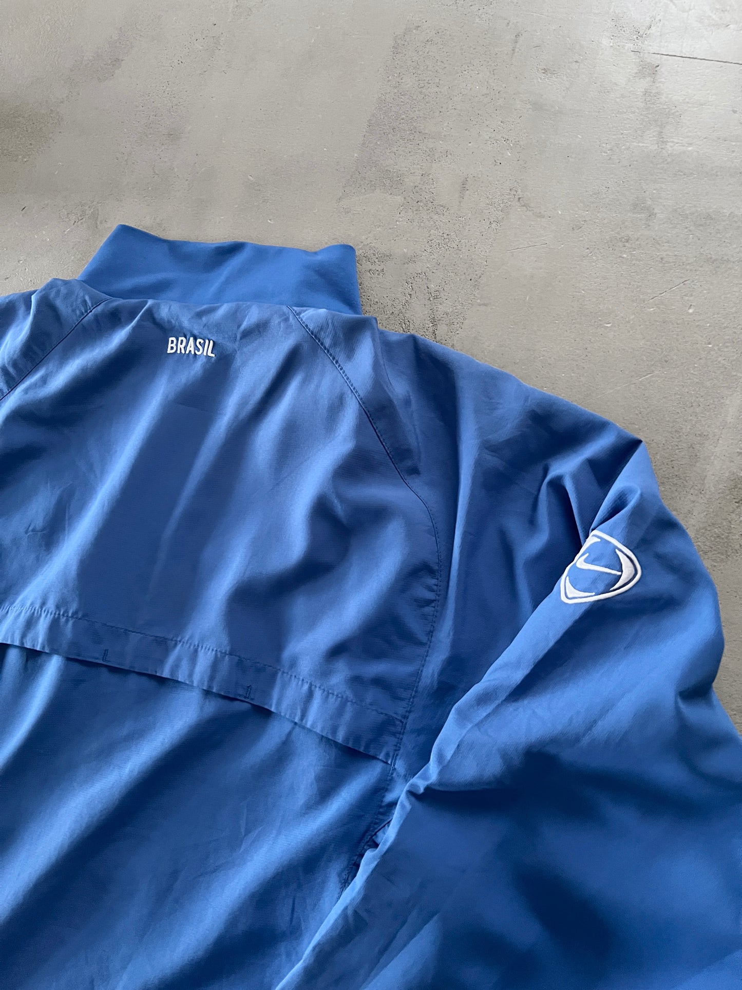 BLUE BRAZIL NIKE TRACK JACKET - 2000S - S