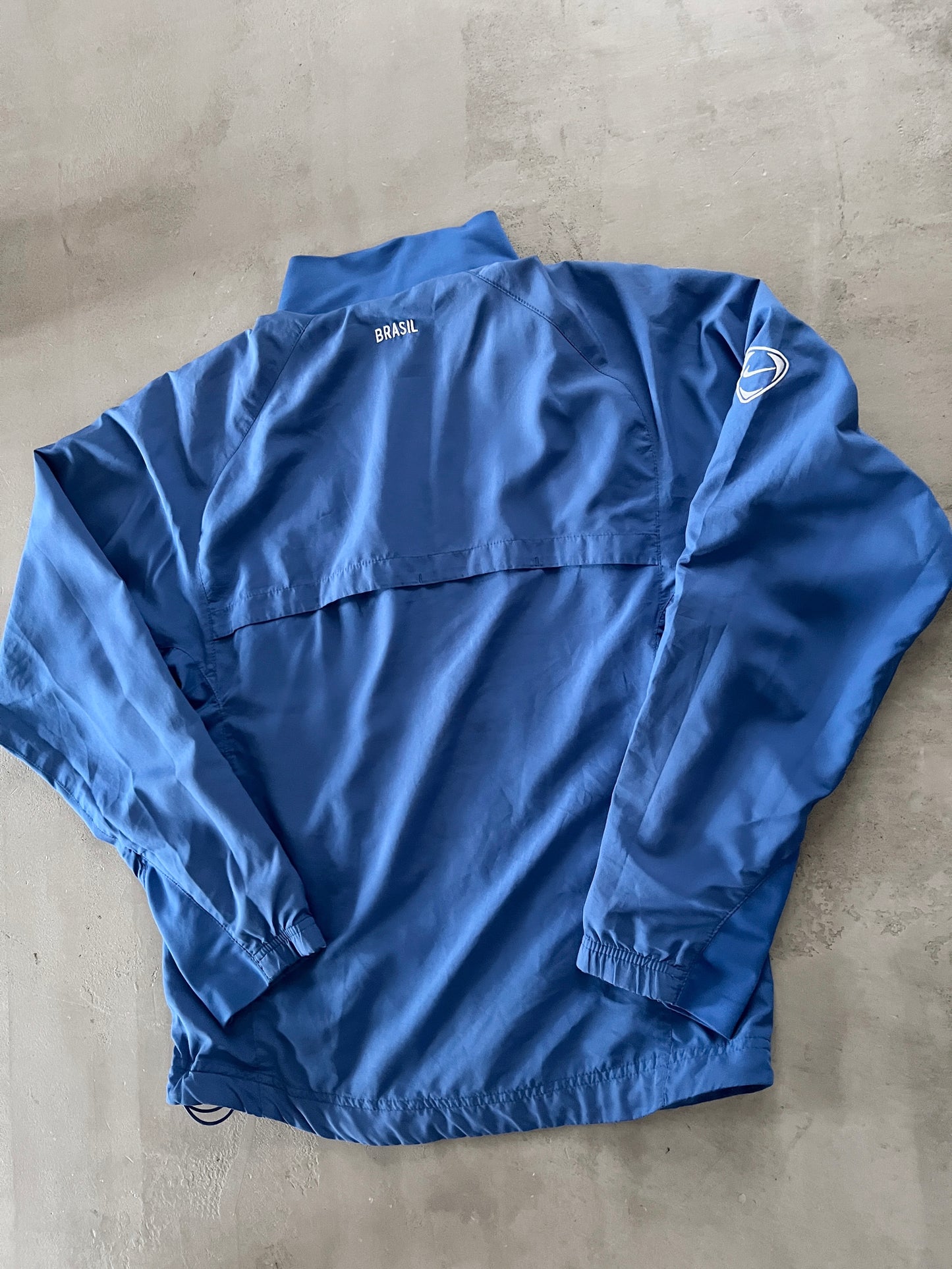 BLUE BRAZIL NIKE TRACK JACKET - 2000S - S