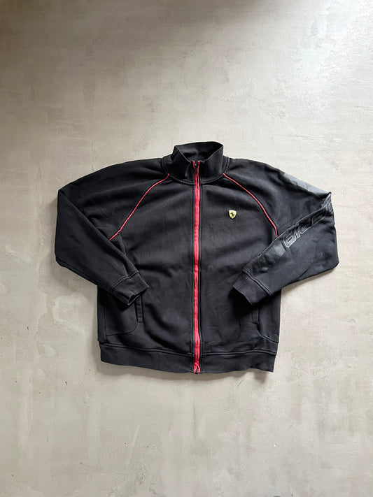 BLACK FERRARI SCUDERIA JACKET - 2000S - S