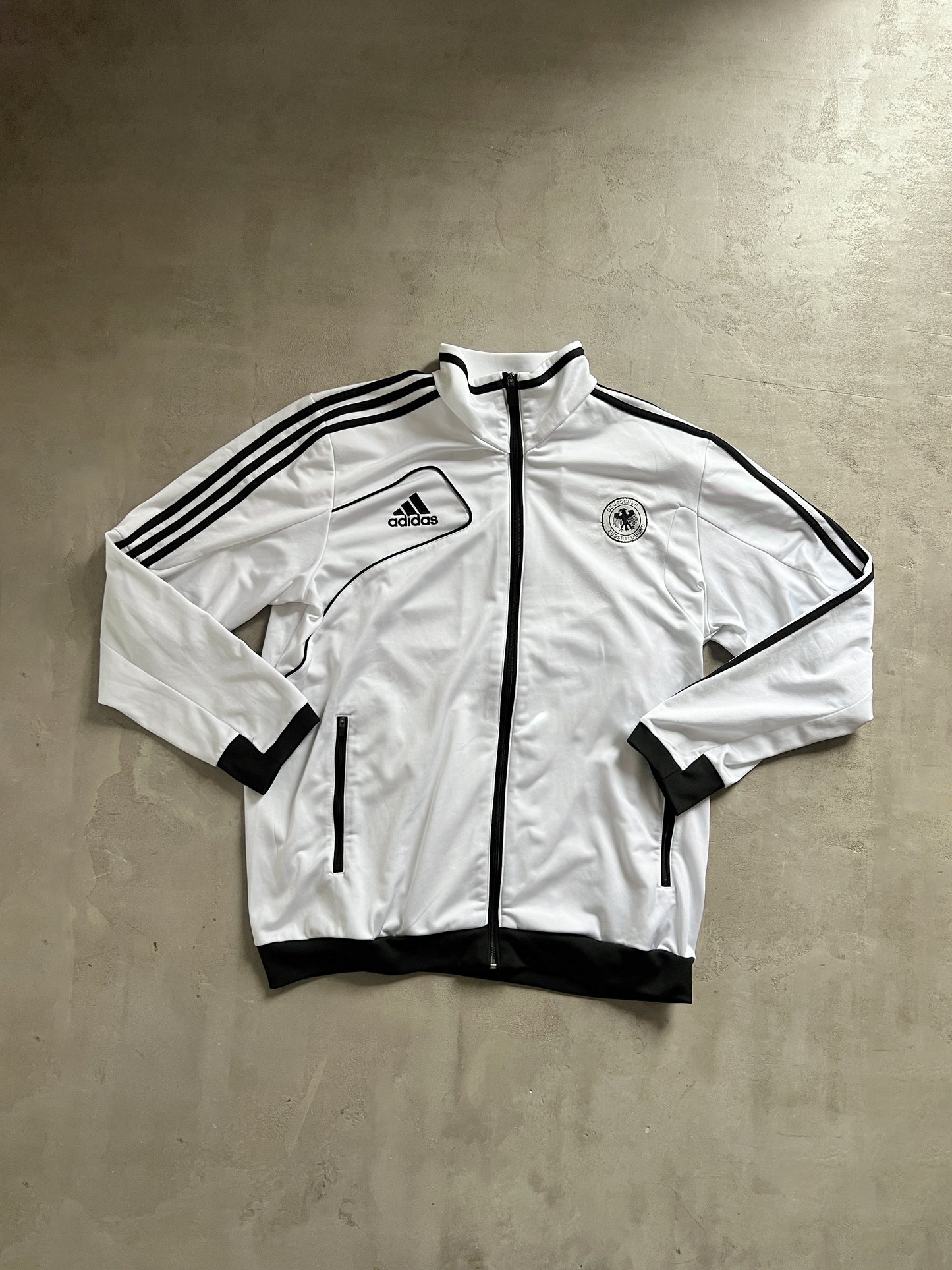 WHITE GERMANY TRACK JACKET - 2000S - XL