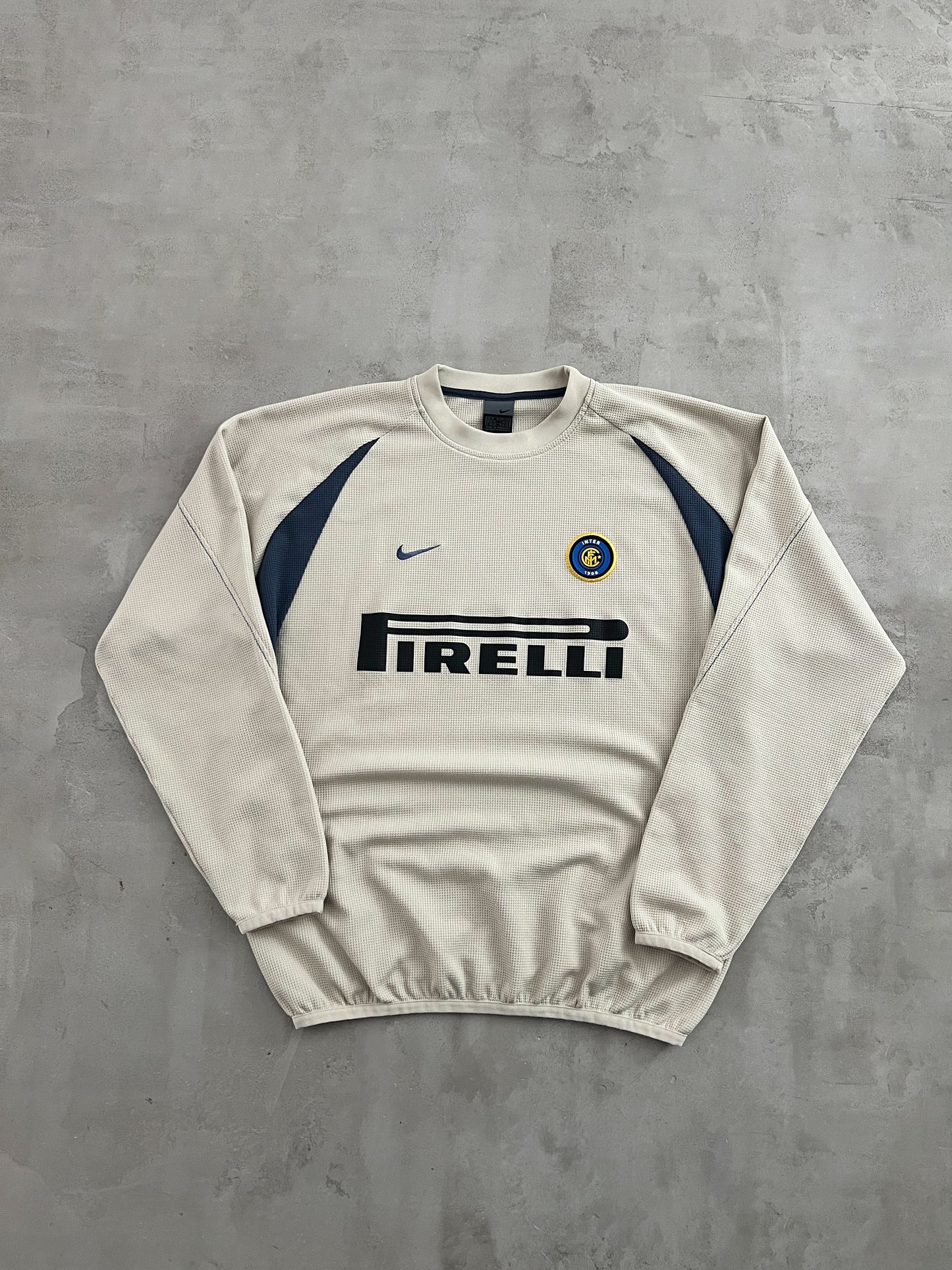 CREME INTER MILAN SWEATER - 2000S - L/M