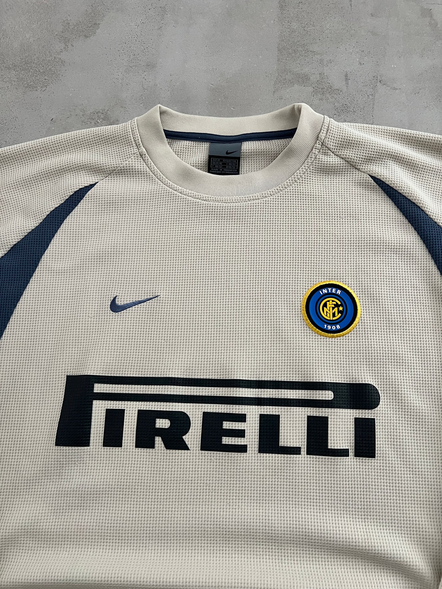 CREME INTER MILAN SWEATER - 2000S - L/M