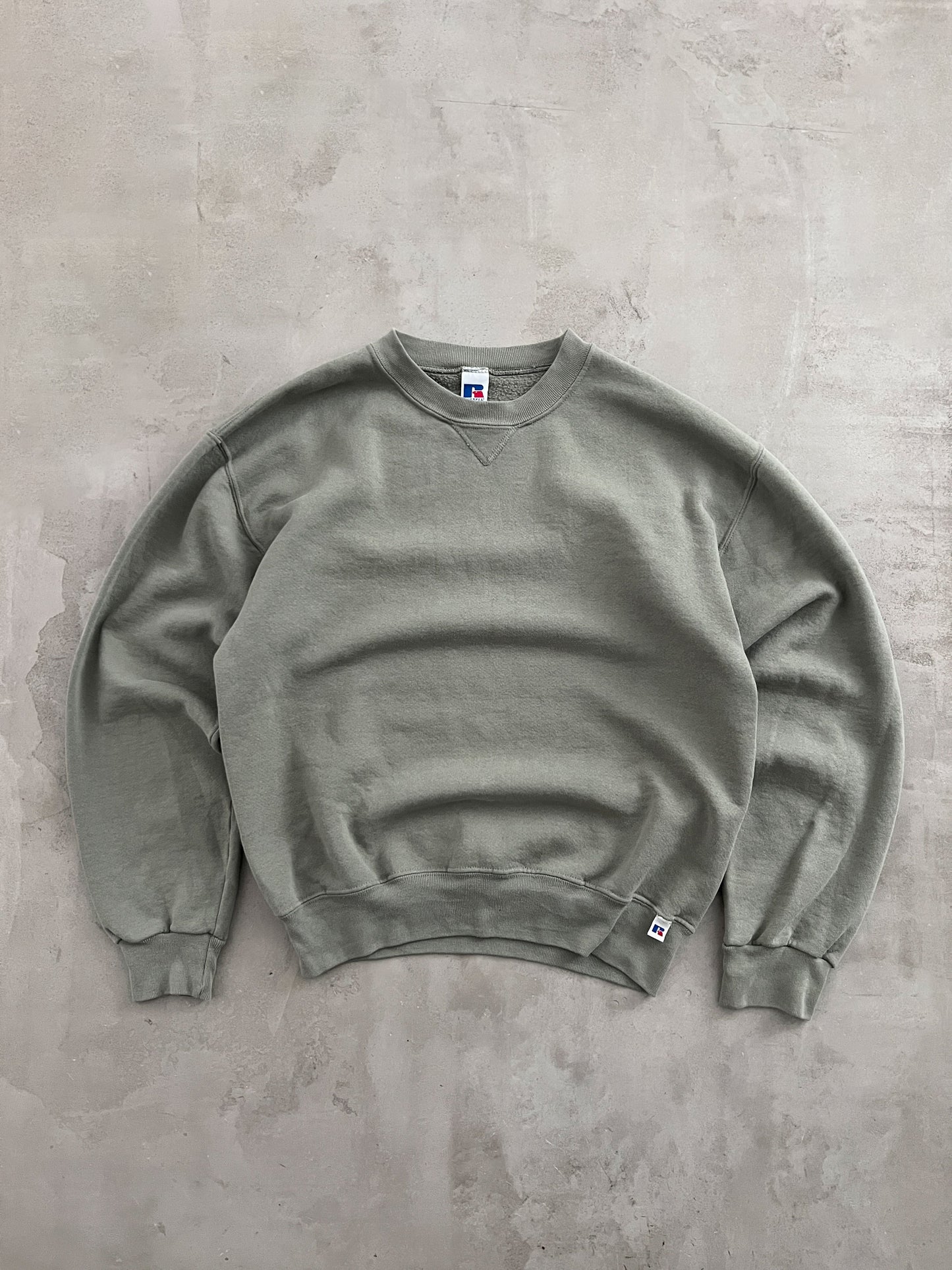 KHAKI RUSSELL SWEATER - 1990S - M