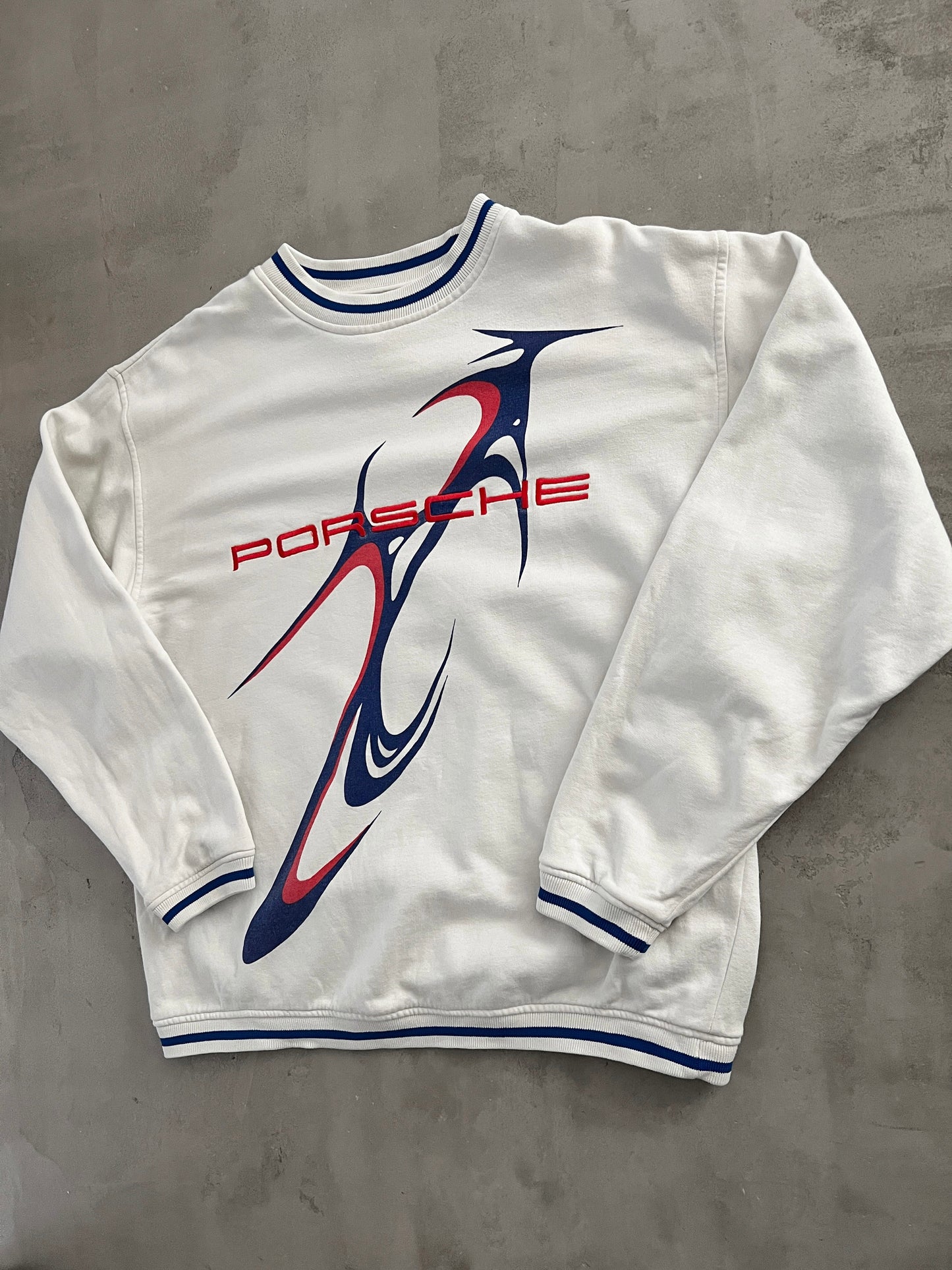 CREME PORSCHE 911 GT 1 LE MANS SWEATER - 1998 - XL/L