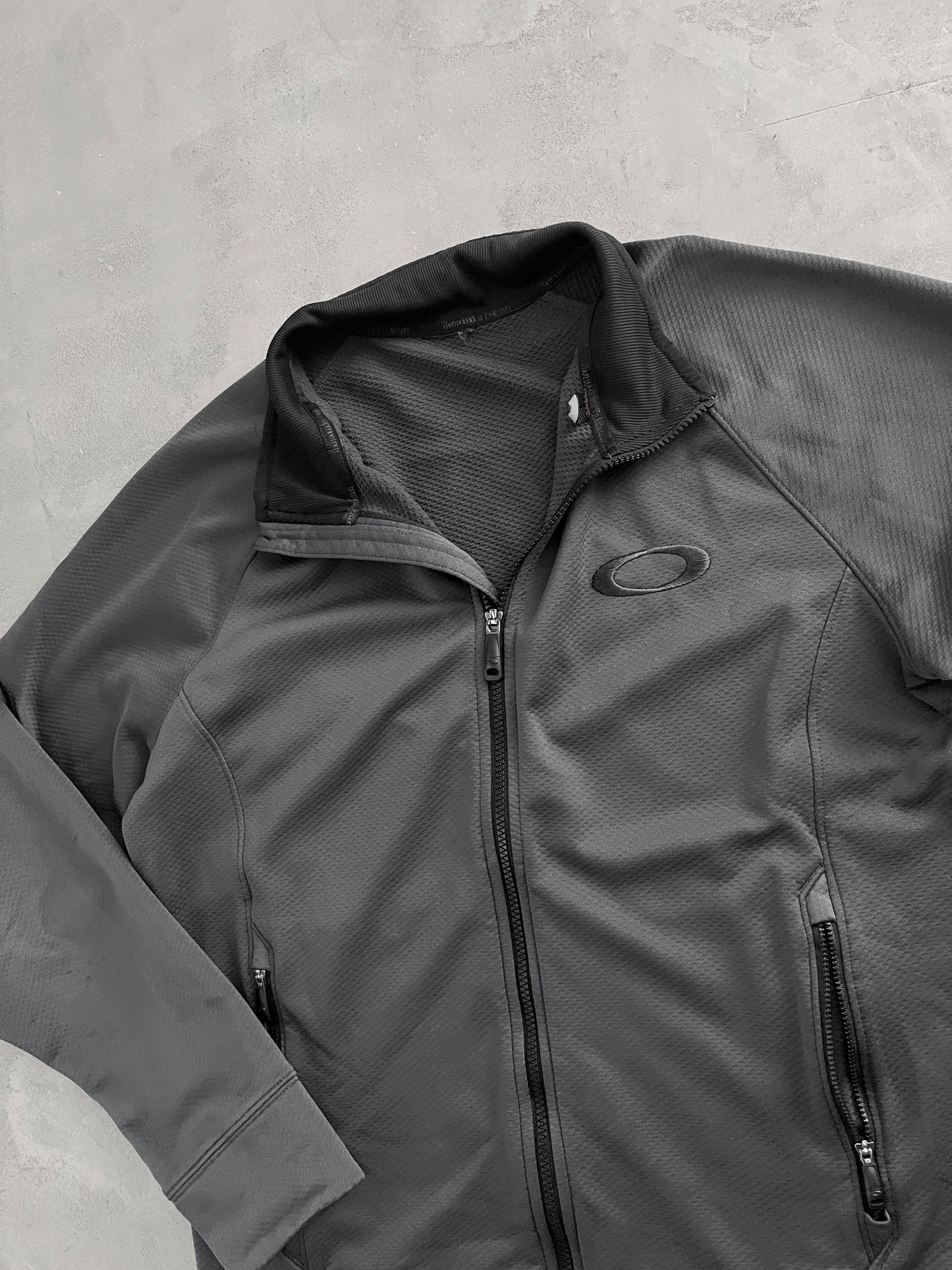 GREY OAKLEY JACKET - 2000S - L
