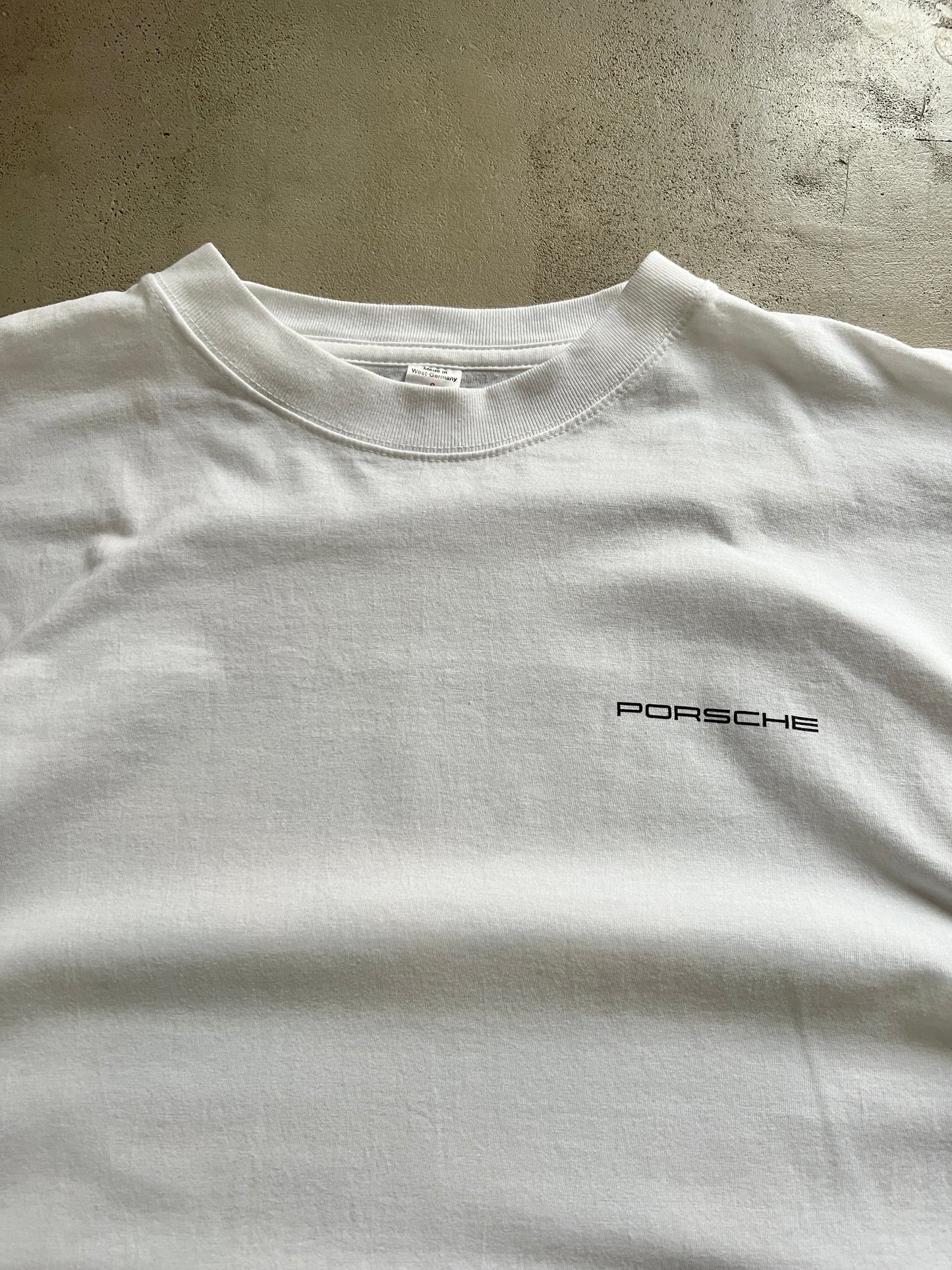 WHITE PORSCHE GRAND PRIX TEE - 2002 - M
