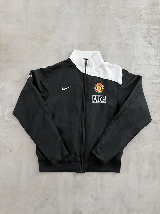 BLACK MANCHESTER UNITED NIKE JACKET - 2000S - S